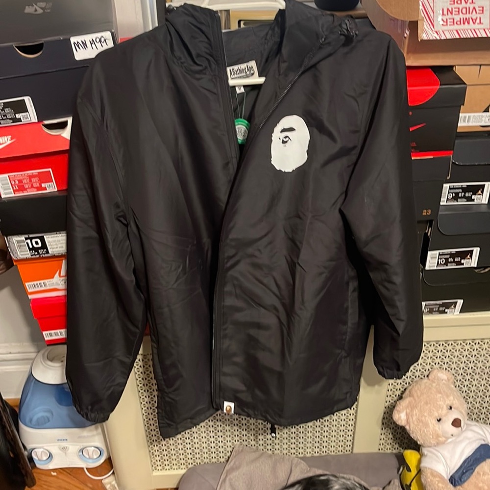 bape windbreaker size M